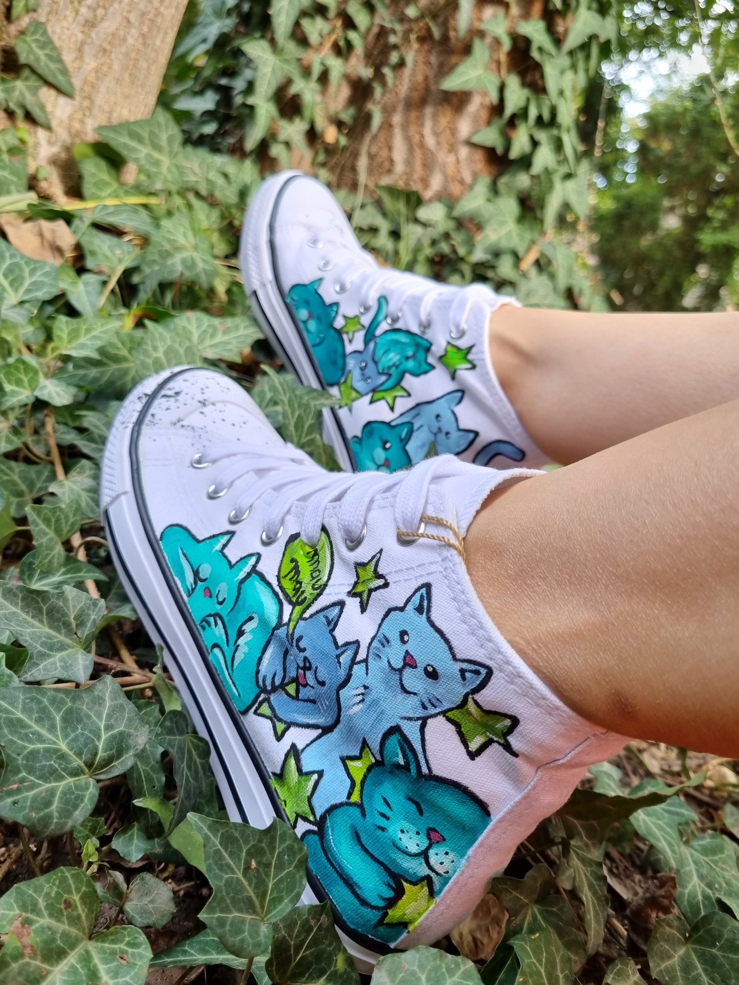 Tenisi Pisici turquoise