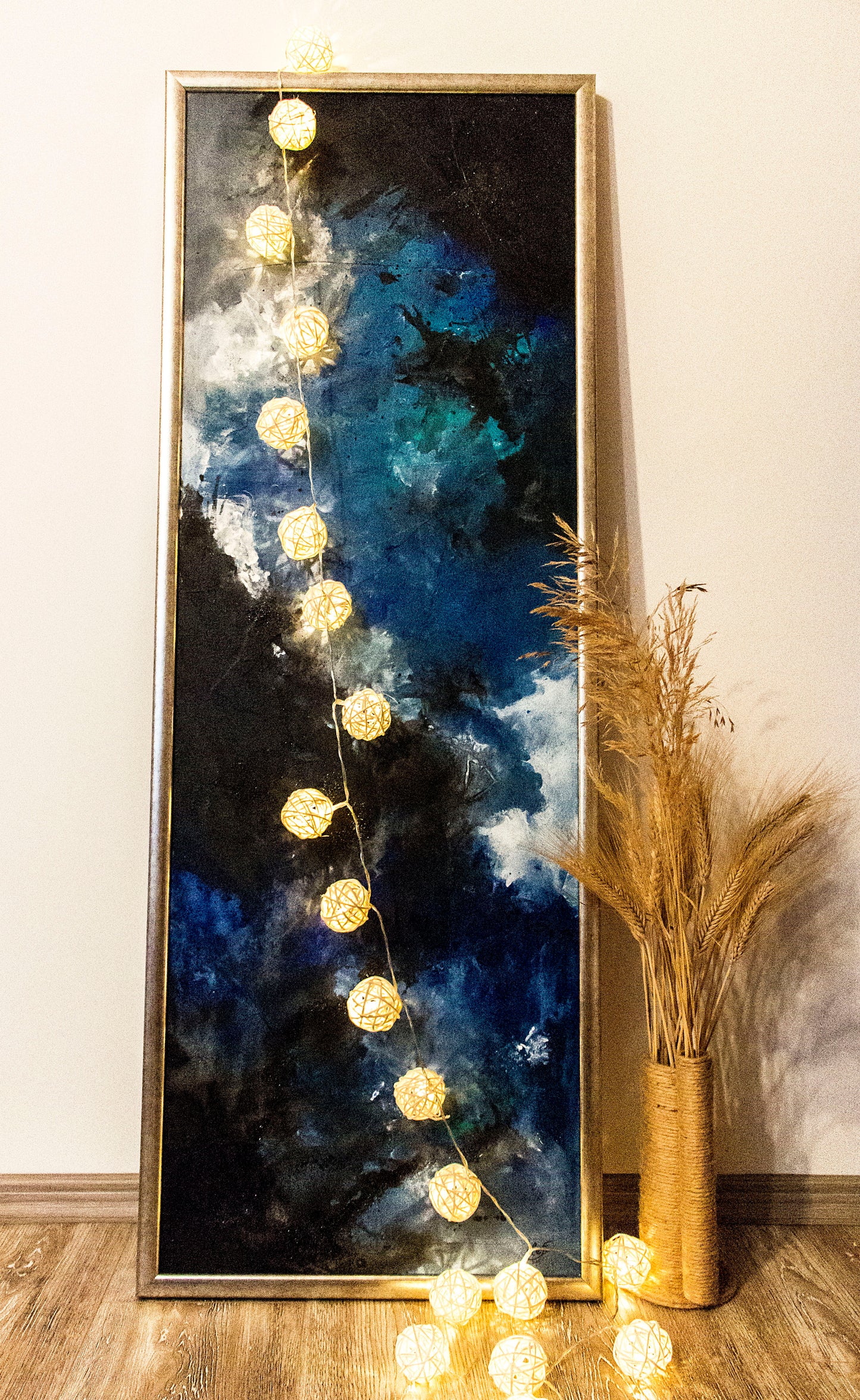 Tablou acrilic, acrylic painting, galaxy painting, pictura galaxie, pictura univers, universe painting