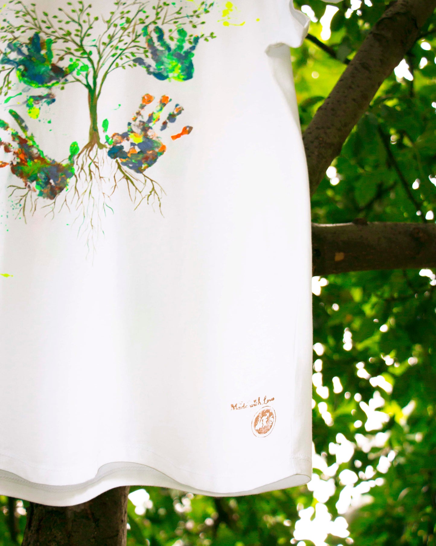 Tricou Boys hands on Father's back