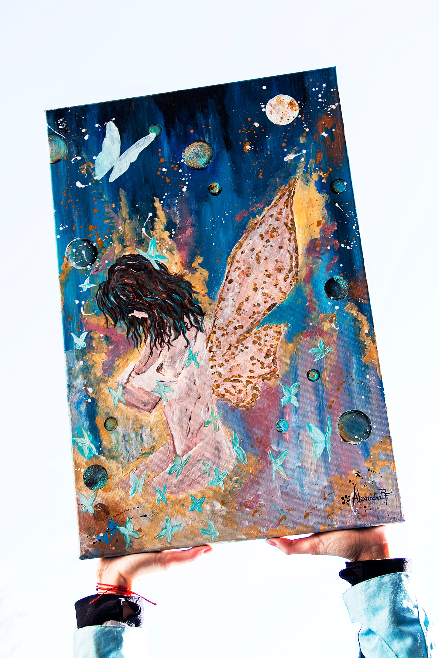 Angel wings - acrylic