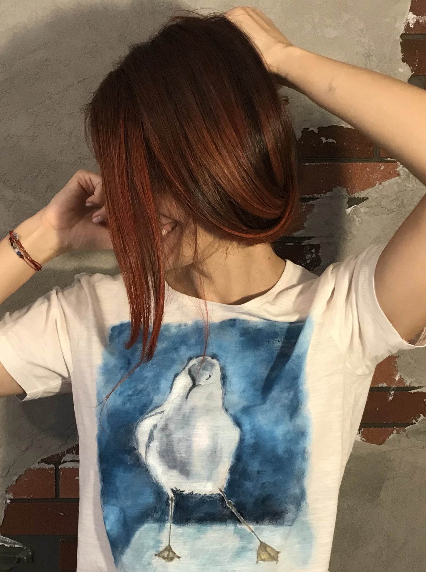 Tango shirt, Seagull Tango, Tricou pescarus, Tricou Tango, Tricou Pictat, Cadou unicat, Cadou pictat, Pictura pe haine, tricouri personalizate piticool, tricouri pictate manual, tricouri pictate manual casual, tricouri pictate manual pret, pictura tricouri, tricouri pictate pentru copii, cadou sf valentin, valentine's day