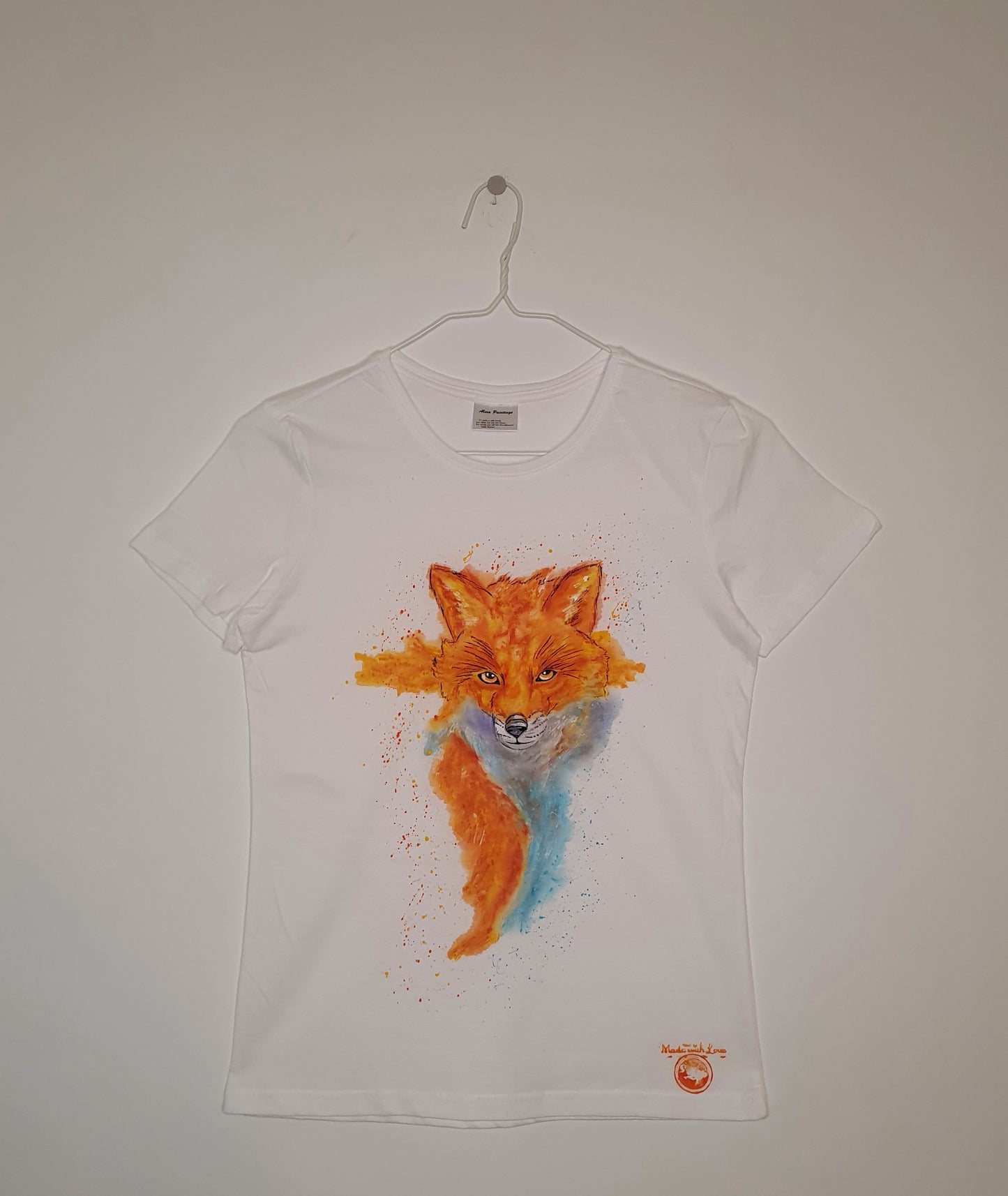 Tricou Foxy watercolor