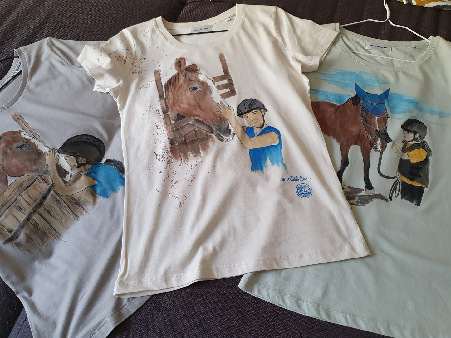 Set tricouri "Love for Horses"